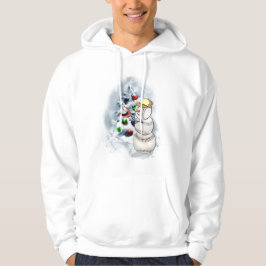 Baseball Snowman Weihnachten Hoodie