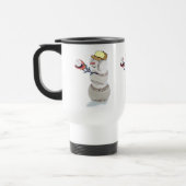 Baseball Snowman Weihnachten Reisebecher (Links)