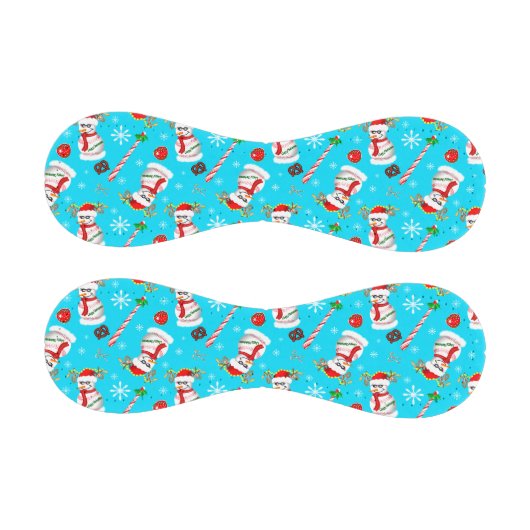 Baseball Snowman Weihnachtsfeier Muster (Paneele)