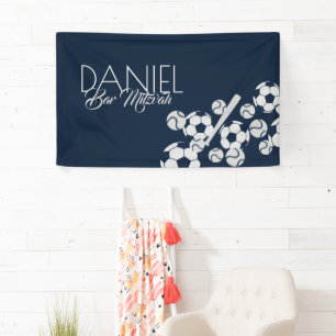 Baseball Soccer Bar Mitzvah Banner