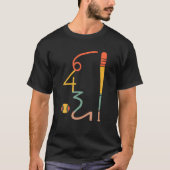 Baseball Softball 643 Common Score Math T-Shirt (Vorderseite)