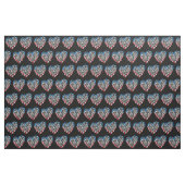 Baseball Softball - Amerikanische Flaggenherz Stoff (Yard (91,4 cm))