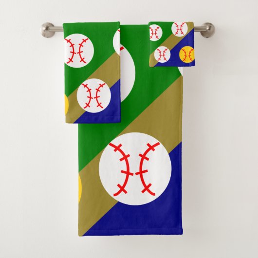 Baseball/Softball Badhandtuch Set (Insitu)