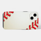 Baseball Softball Ball iPhone Hülle (Rückseite (Horizontal))