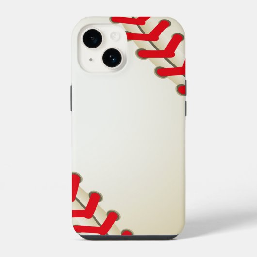 Baseball Softball Ball iPhone Hülle (Rückseite)