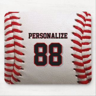 Baseball Softball Benutzerdefinierter Name und Num Mousepad