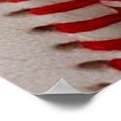 Baseball Softball Benutzerdefinierter Name und Num Poster (Ecke)