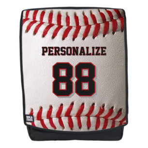 Baseball Softball Benutzerdefinierter Name und Num Rucksack