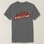 Baseball Softball Catcher-Evolution T-Shirt (Design vorne)