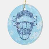 Baseball Softball Catcher's Mask Ornament (Links)