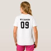 Baseball Softball Club Mannschaftsliga Name Nummer T-Shirt (Schwarz voll)