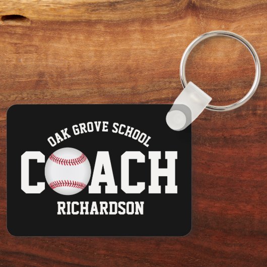 Baseball / Softball-Coach Schlüsselanhänger (Vorderseite)