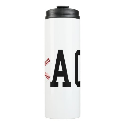 Baseball / Softball Coach Thermal Tumbler Thermosbecher (Vorderseite)