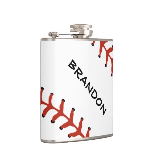 Baseball-Softball-Design-Flasche Flachmann (Rechts)