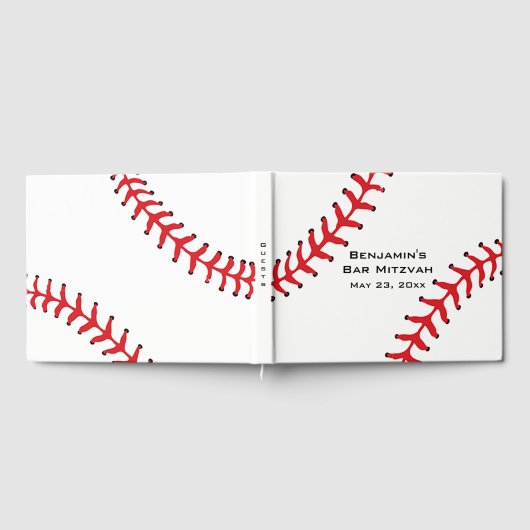 Baseball Softball Design Gästebuch (Voll)