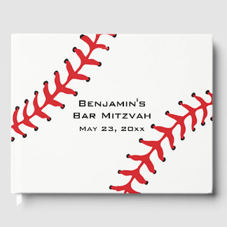 Baseball Softball Design Gästebuch
