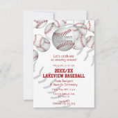 Baseball Softball Ende der Saison Preisverleihung Einladung (Vorderseite)