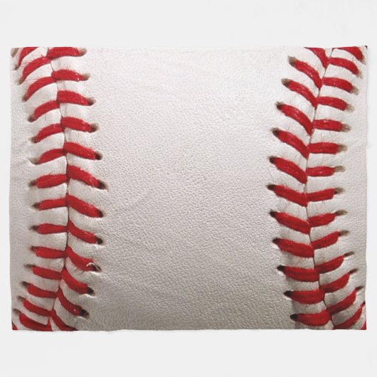Baseball Softball Fleecedecke (Vorderseite (Horizontal))