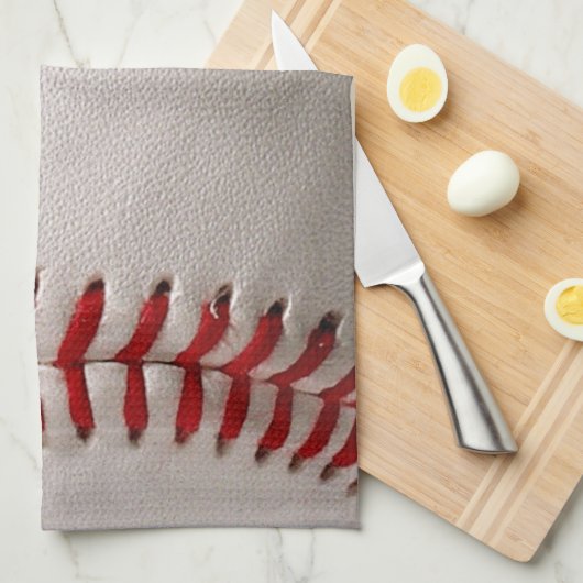 Baseball Softball Geschirrtuch (Viertel Falte)