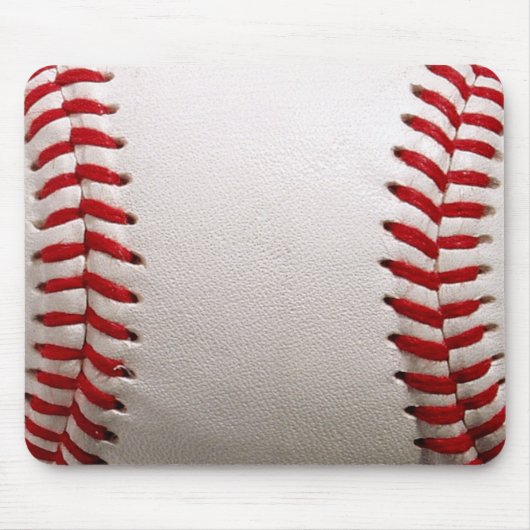 Baseball Softball gestickte Grafik - Sportkunst Mousepad (Vorne)