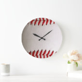 Baseball Softball Große Wanduhr (Zuhause)