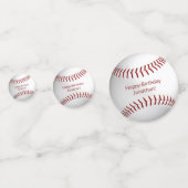 Baseball Softball Jungs Geburtstagsparty Konfetti (Vorderseiten)