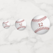 Baseball Softball Jungs Geburtstagsparty Konfetti (Rückseiten)