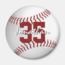 Baseball-Softball-Jungs personalisiert Magnet