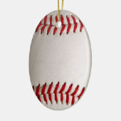 Baseball Softball Keramik Ornament (Links)