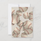 Baseball-Softball-Kinder-Meisterschaftsbankett Einladung (Rückseite)