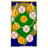Baseball/Softball Kleine Geschenktüte (Rückseite)