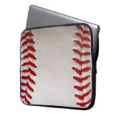 Baseball Softball Laptopschutzhülle (Vorderseite Links)