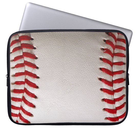 Baseball Softball Laptopschutzhülle (Vorderseite)