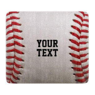 Baseball Softball Nähen Benutzerdefinierter Text Schneidebrett
