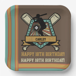 Baseball Softball Name Age Number Birthday Pappteller