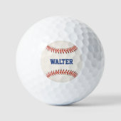 Baseball Softball - Name Golfball (Vorderseite)