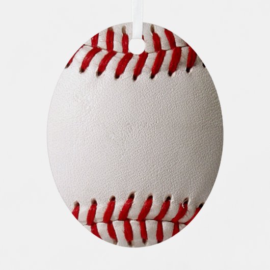 Baseball Softball Ornament Aus Metall (Vorderseite)