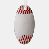 Baseball Softball Ornament Aus Metall (Vorderseite Rechts)