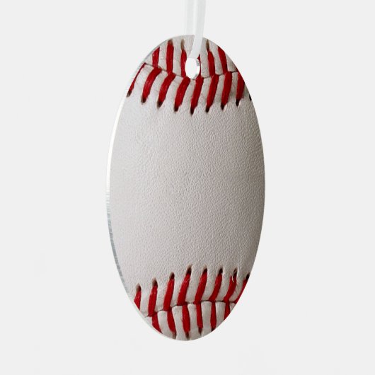 Baseball Softball Ornament Aus Metall (Vorderseite Rechts)