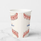 Baseball Softball Party 1. Geburtstag Pappbecher (Rechts)