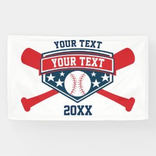 Baseball-Softball personifizieren Banner