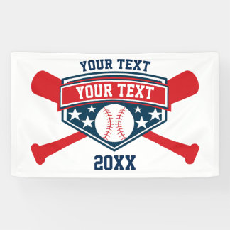 Baseball-Softball personifizieren Banner