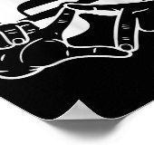 Baseball Softball Saison L7 Würstchen Funny Boys K Poster (Ecke)