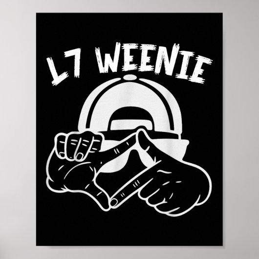 Baseball Softball Saison L7 Würstchen Funny Boys K Poster (Vorne)