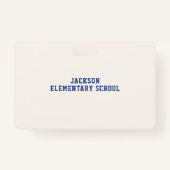 Baseball Softball School Teacher Student Hall Pass Ausweis (Rückseite)