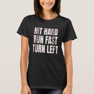 Baseball-Softball-Spieler hart getroffen schnell l T-Shirt