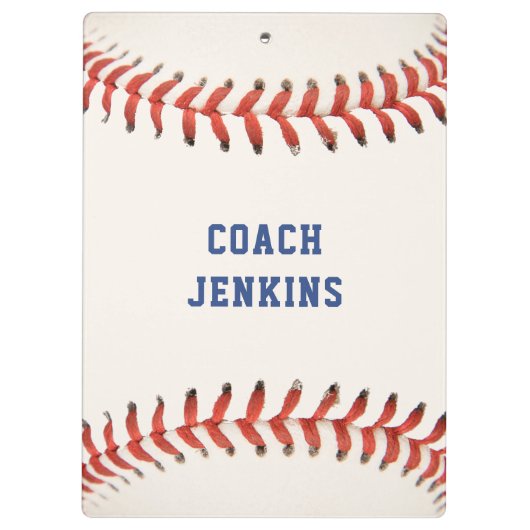 Baseball Softball Sport Coach Klemmbrett (Rückseite)