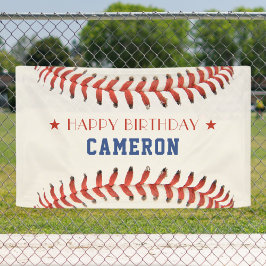 Baseball Softball Sport Happy Geburtstag Party Banner