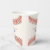 Baseball Softball Sport Happy Geburtstag Party Pappbecher (Rechts)