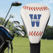 Baseball Softball Sport Name Initial Monogram Golf Headcover